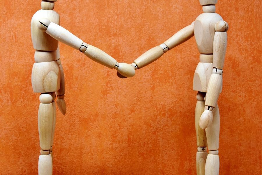 How to greet a customer - handshake